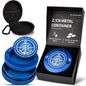 Premium Zyn Metal Can - Waterproof, Moisture & Odor Proof - Metal Zyn Container - Dip Can, Zyn Tin, Zyn Holder with Knurled Edges, Aluminum Zyn Can & Organizer (Mariner Electric Blue)