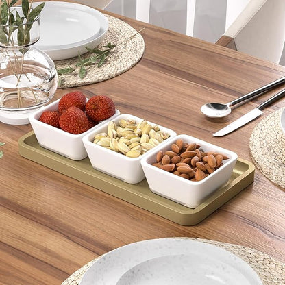 Weenson Gold Bathroom Vanity Tray for Countertop Perfume Makeup Jewelry Decor Candle, Bamboo Kitchen Tray for Soap Dispenser Spice Coffee, Toilet Tank Tray 11.81”L x 6.1”W x 0.79”H