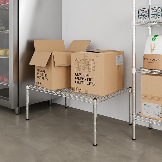 24" Deep x 36" Wide x 14" Height Wire Shelving Kit | 1-Tier | NSF Commercial Storage Rack Unit