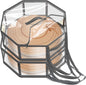 Clear Hat Box for Travel and Storage, Transparent Cowboy Hat Case for Women & Men, Lightweight Collapsible Hat Storage Box, Large Wide Brim Cap Bag for Closet, Visible Toy & Clothing Organizer