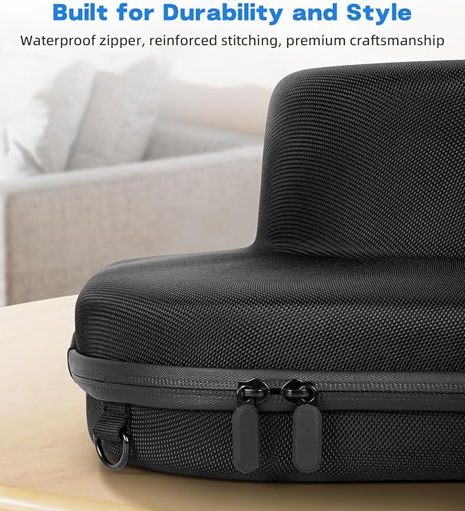 Hat Box for Cowboy Travel Extra Large, Waterproof Hard Hat Travel Case Storage Can for Fedora Panama Tweed Cap Hat Holder Organizer Carrier with Adjustable Carry Strap, Mens Western Gift, Large Black