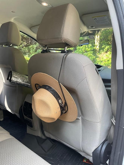 Cowboy Hat Holder for Truck & SUV – The Original Patented Design – American Made Powder Coated Steel