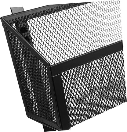 PRETYZOOM Door Organizer with Hooks Multi-Tier Storage Rack for Bathroom and Kitchen Waterproof Mesh Hanging Basket Easy Installation Fits Most Doors