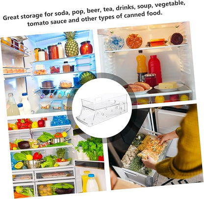 Home Accessory Multi-Function Can Organizer Convenient Soda Holder Fridge Organizer for Canned Food