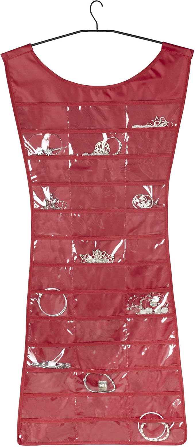Umbra Little Dress Jewelry Organizer, Red