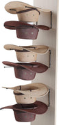 Taozun Cowboy Hat Rack - Cowboy Hat Holder DIY Hat Hangers for Wall Display, Black Hat Holder Organizer, 6 Pieces(A Beautiful Christmas Gift)