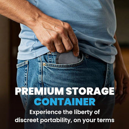 Premium Aluminum Pouch Organizer with Dual Compartment | Waterproof Secure Seal | Compact & Pocket-Friendly | Slim & Lightweight Modern Design for Everyday Use