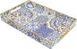 Spsyrine Bathroom Vanity Tray with Handles for Dresser Tops, Countertop, Perfume Decorative Tray, 11.8” * 7.87” *1.37” C1