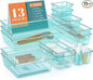 StorMiracle 13 PCS Drawer Organizer Set, 5 Varied Size Bathroom and kitchen Drawer cabinet organizer Trays, Clear Storage Bins for Makeup, Jewelry, Utensils and Gadgets