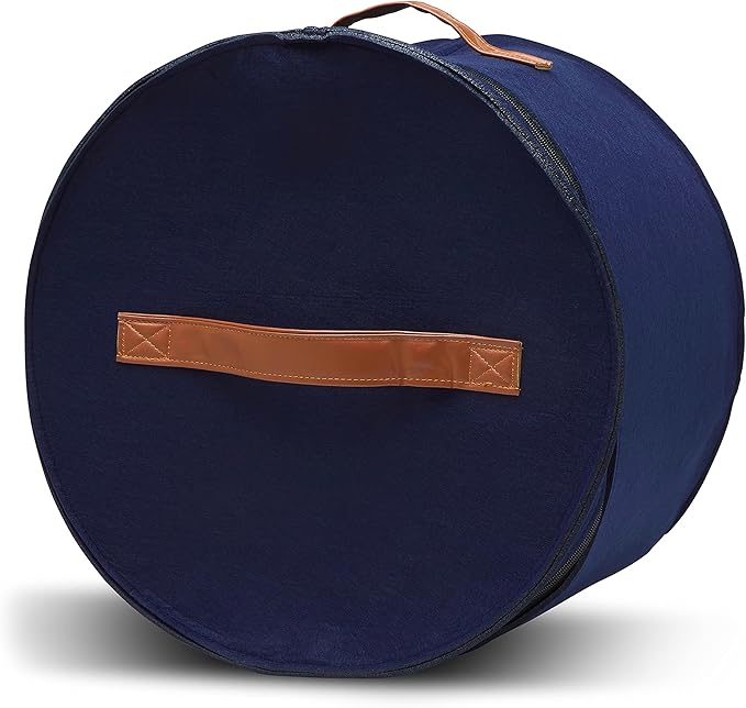 Hat boxes for Women Storage Large Round Blue 17 x 11