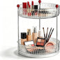 2Tier Transparent Rotating Skin Care Perfume Organizer Dresser Living Room Kitchen Storage Display Shelf