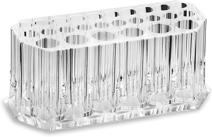 Acrylic Nail Art Tool Organizer Storage for Storing Pro Beauty Finger Nailcare Art Kit Tools Makeup Display Case Refillable Container Holder Organization