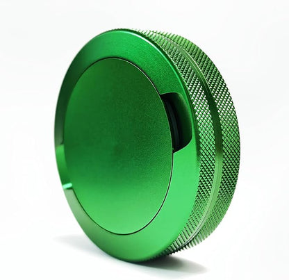 3.5 Upgraded Pouches Can Holder Pouch Container Metal Pouch Tin Portable Exquisite Zipper Case (GREEN)