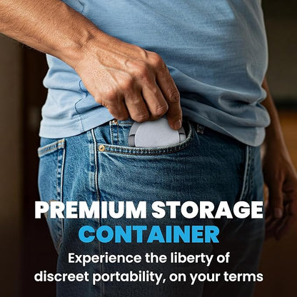 Premium Aluminum Pouch Organizer with Dual Compartment | Waterproof Secure Seal | Compact & Pocket-Friendly | Slim & Lightweight Modern Design for Everyday Use