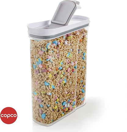 Copco Cereal Storage Container, 4.75-Quart, Clear