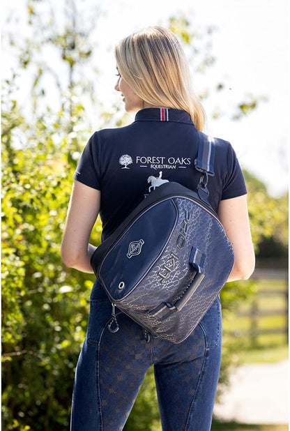 LeMieux Elite Pro Hat Box Navy - Waterproof - Horseback Riding