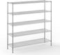 21" Deep x 72" Wide x 74" Height Wire Shelving Kit | 5-Tier | NSF Commercial Storage Rack Unit