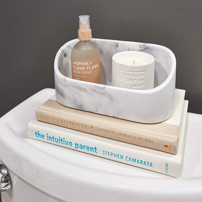 iDesign Dakota Makeup, Countertop, VanityMakeup and Cosmetic Storage Bathroom, 7.89" x 3.39" x 3.61", Vanity Organizer,28390