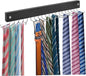 Tie Rack Hanger for Closet, Tie Rack, 14" Wall Mounted Belt Hanger with 20 Rotating Hooks, Hats Scarf Belt Organizer for Closet - Organizer for Men