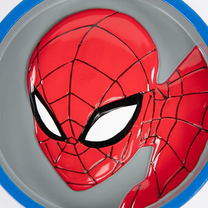 Jay Franco Marvel Spiderman Soap Dish - Red & Blue Resin Sponge Holder/Bar Soap Holder - Kids Bathroom Tray