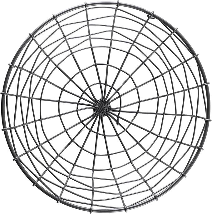 G.E.T. Round Heavy-Duty Iron Wire Utility Storage Basket for Pantry, Storage and More, 8" x 5"