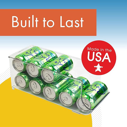 Dial Industries Refrigerator Soda Beverage Can Dispenser, 2 Pack