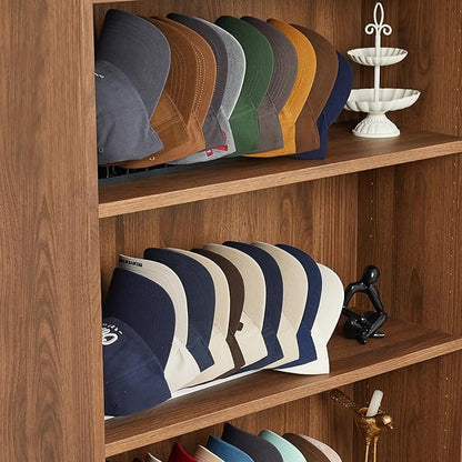 MACOPRO Hat Organizer for Baseball Caps for wall,2 Pack Cap Racks, Rack Hanger Storage Display Holder Hooks Stand for Closet Door,Hold Up to 40 Hats