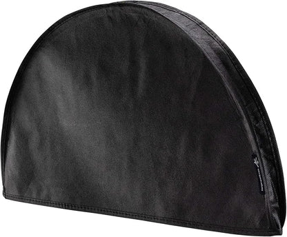 HANGERWORLD 20 Pack Gusseted Shoulder Dust Covers Garment Protector Bags for Closet Storage (20 Pack, Black)