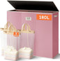 SOLEDI 180L 3-Section Laundry Hamper with Lid, Extra Large Dirty Clothes Basket with Sturdy Handles for Laundry Room & Bedroom - Durable Organizer for Sorting Laundry