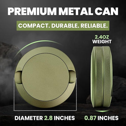 Premium Aluminum Pouch Organizer with Dual Compartment | Waterproof Secure Seal | Compact & Pocket-Friendly | Slim & Lightweight Modern Design for Everyday Use