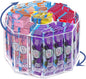 Drink Packet Organizer, 360 Degrees Rotating Acrylic Lazy Susan Organizer for Powdered Drink Mix Powder Packet, Water Flavor Packet Holder for Kitchen Pantry Storage, 5-Section
