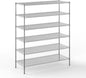 24" Deep x 60" Wide x 74" Height Wire Shelving Kit | 6-Tier | NSF Commercial Storage Rack Unit