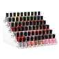 Cq acrylic 54 Bottles of 6 Layers Clear Nail Polish Rack,Nail Polish Storage Organizers and Storage Box,Clear Paint Bottles Holder and Essential Oil Organizer,Pack of 1