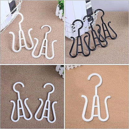 Happyyami 12pcs Thickened Plastic Shoe Display Hooks Sturdy Shoes Organizer for Install Hanging Hooks