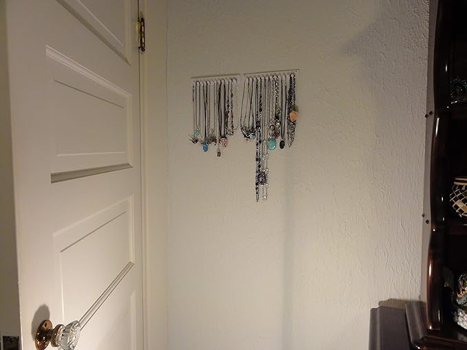 Necklace Hanger Wall Mount Necklace Holder Organizer
