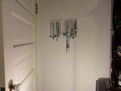 Necklace Hanger Wall Mount Necklace Holder Organizer