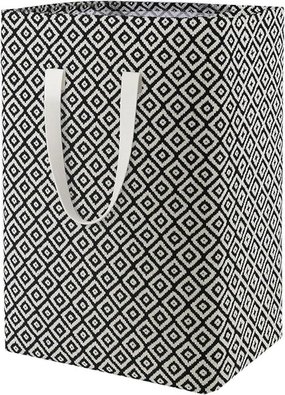Waterproof Laundry Hamper Collapsible Laundry Basket Leather Handle Laundry Bag Large Clothes Storage Toy Organization for Bathroom Bedroom Laundryroom College Dorms (Pop-Up Laundry Hampers-004)
