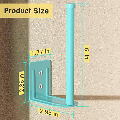 2 Pack Hat Racks for Baseball Caps, Stainless Steel Hat Organizer for Baseball Cap, Hat Holder Storage Organizer, Hat Hanger Strong Adhesive/Wall Drilled for Door, Bedroom, Closet(Light Blue 6 in)