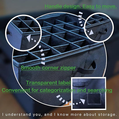 16-Compartment Shoe Box Organizer – Suitable for closets and entryways – Space-saving, can store sneakers, boots, and children's shoes – Transparent lid
