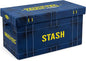 Fallout 76 Vault-Tec Fabric Storage Bin | Cube Organizer For Cabinet, Closet | 24 x 12 Inches