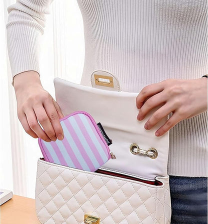 Travel Jewelry Case Small Jewelry Organizer Purse Jewelry Bag Women Christmas Gifts Jewelry Purse for Bracelet Rings Earring Necklace