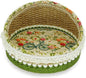Zenpeace Hand-Woven Basket, It Can be Used for Cosmetics Storage, Perfume Storage, Lotion Storage, Cosmetics Organization and Multi-scene Decoration