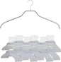 Mawa by Reston Lloyd Silhouette Series Non Slip Saving Clothing Hanger for Shirts and Dresses, Style 41/F,Set of 140, Silver