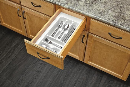 Rev-A-Shelf Polymer Trim-to-Fit Drawer Insert Cutlery Organizer