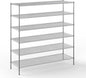 24" Deep x 72" Wide x 74" Height Wire Shelving Kit | 6-Tier | NSF Commercial Storage Rack Unit