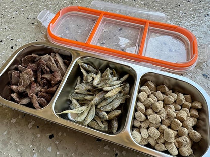 Palksky Snackle Box Container Stainless Steel