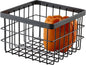 G.E.T. WB-664-MG Square Metal Storage Wire Basket for Pantry, Produce and More, 6" x 6" x 2"