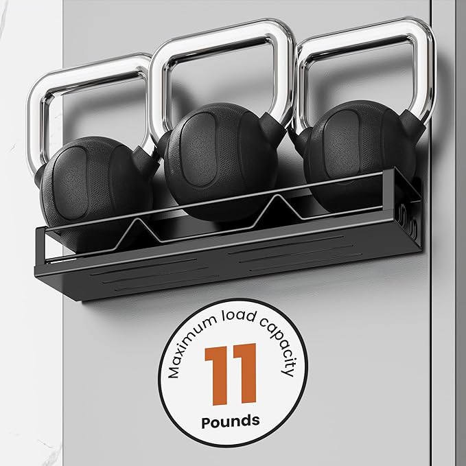 Mystozer 16.9 Inch Wide Large Capacity Magnetic Spice Rack for Refrigerator,4 Pack Metal Fridge Shelf Apartment Essentials Fridge Organizer Magnetic Storage Fridge Magnet Organizer(Black)