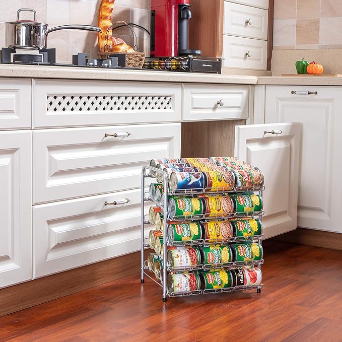 Can Organizer for Pantry, Can Rack Can Storage Dispenser for Canned Food (5 tiers)