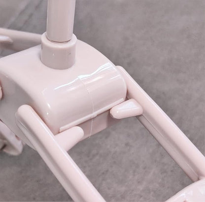 Foldable Clothes Travel Hangers with Clips Clothes Drying Racks Socks Lingerie Plastic Non Slip Skirt Hangers Closet Laundry Organization Hangers Pnk
